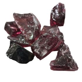AZ Patio Heaters Recycled Fire Pit Fire Glass in Purple